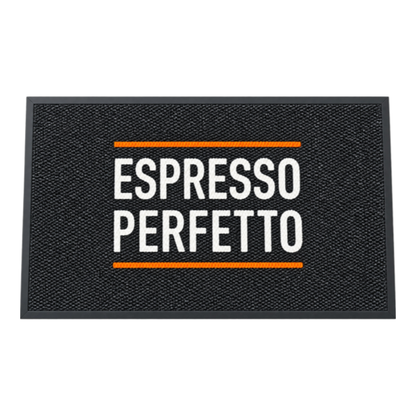 Espresso Perfetto Fußmatte Schwarz.png